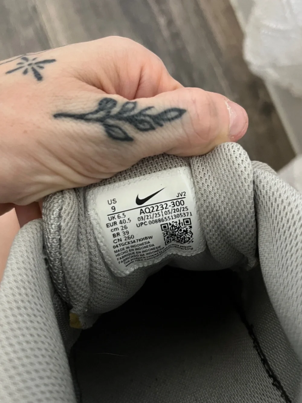 Nike Women’s Light Sage Suede Low-Top Sneakers - Gray/White